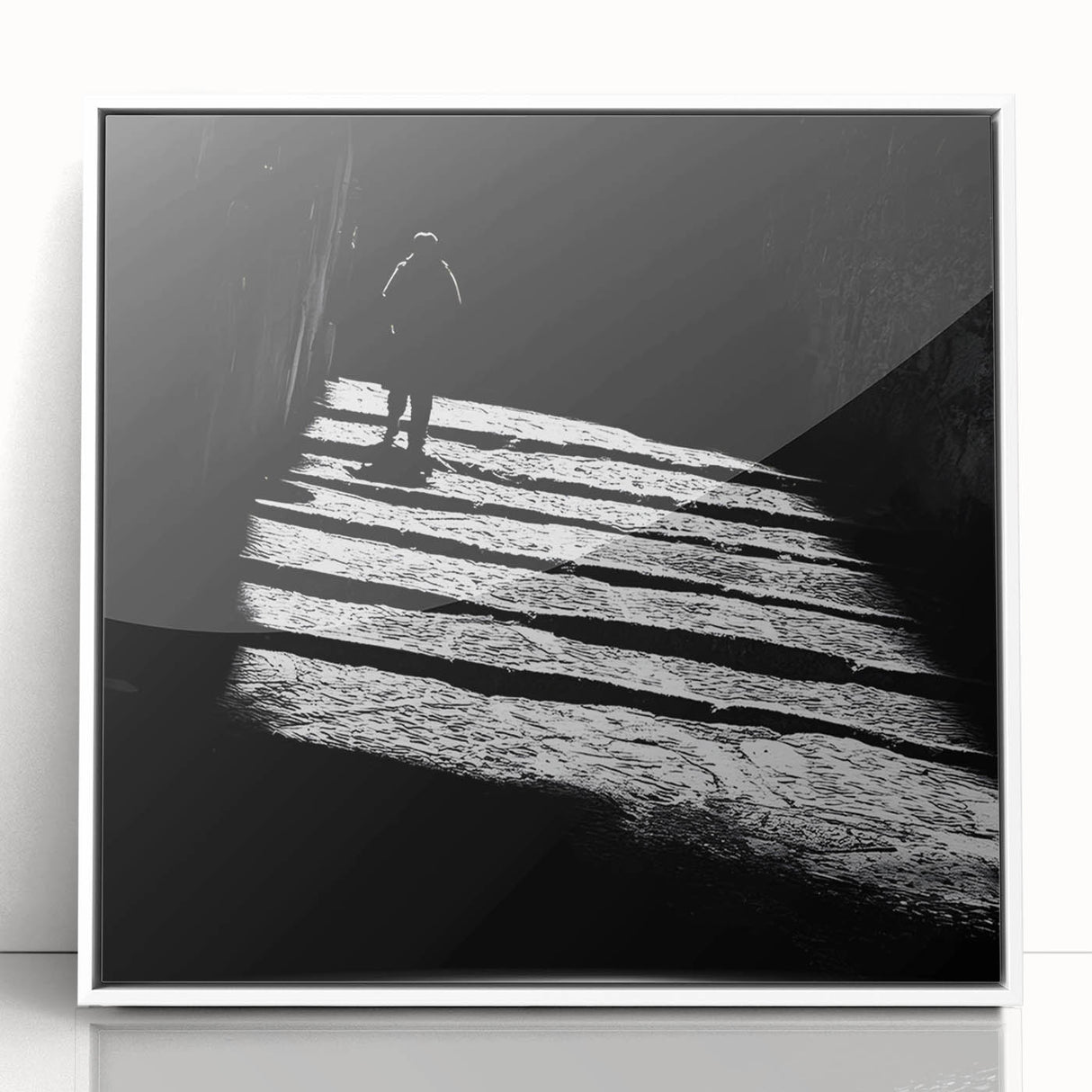 Shadowed Path – Emotional Silhouette Fine Art Photography Print