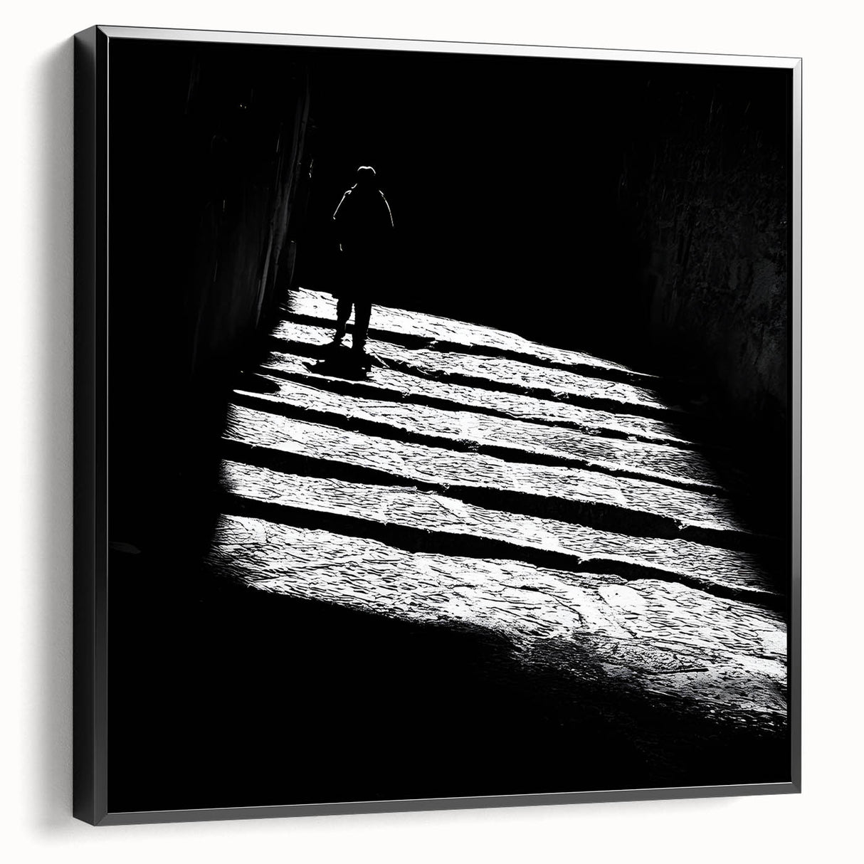 Shadowed Path – Emotional Silhouette Fine Art Photography Print