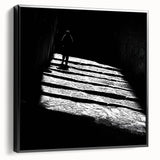 Shadowed Path – Emotional Silhouette Fine Art Photography Print