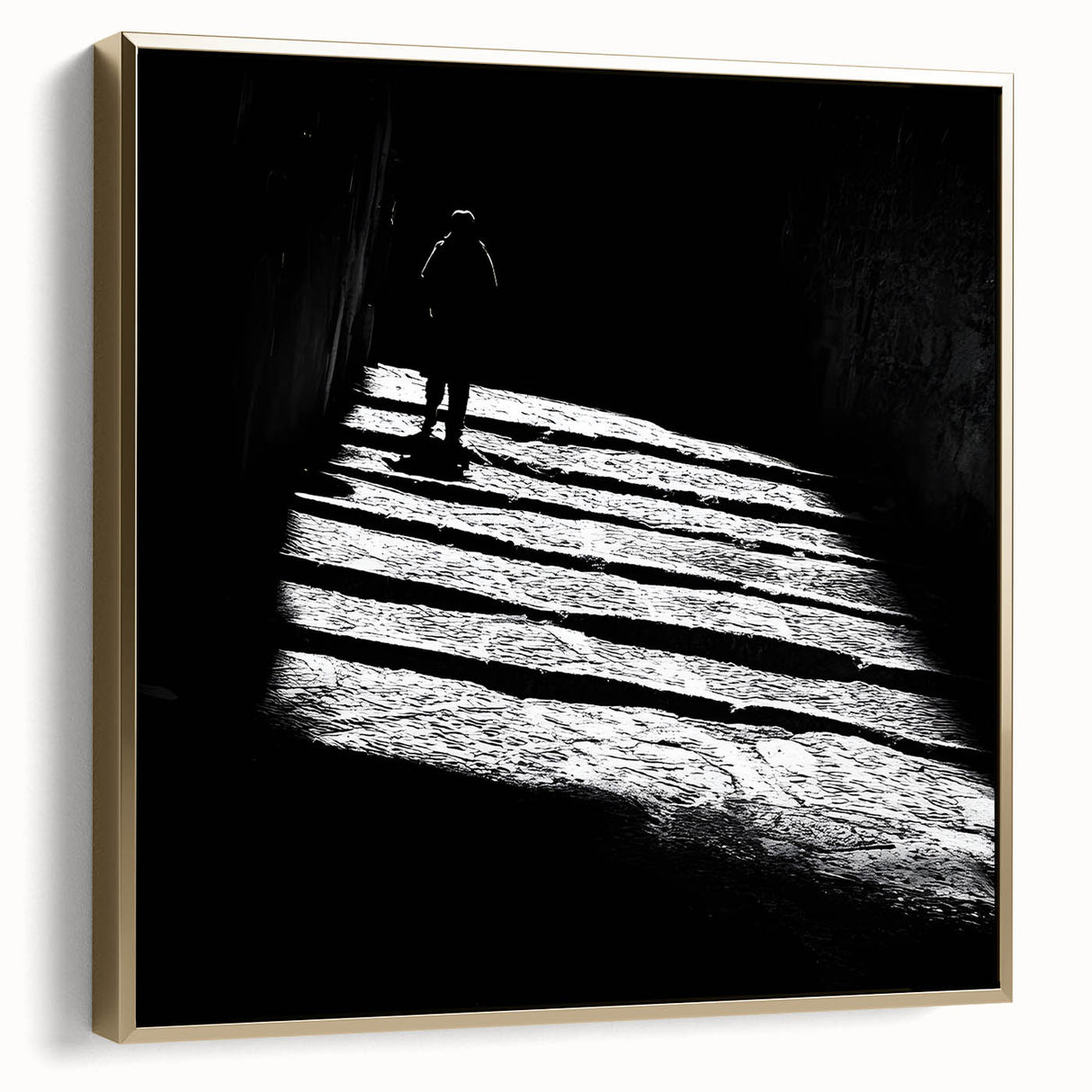 Shadowed Path – Emotional Silhouette Fine Art Photography Print