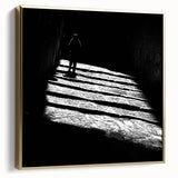Shadowed Path – Emotional Silhouette Fine Art Photography Print