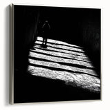 Shadowed Path – Emotional Silhouette Fine Art Photography Print