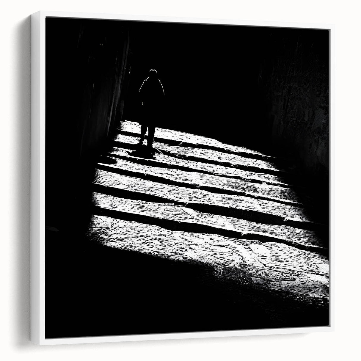 Shadowed Path – Emotional Silhouette Fine Art Photography Print