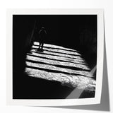 Shadowed Path – Emotional Silhouette Fine Art Photography Print