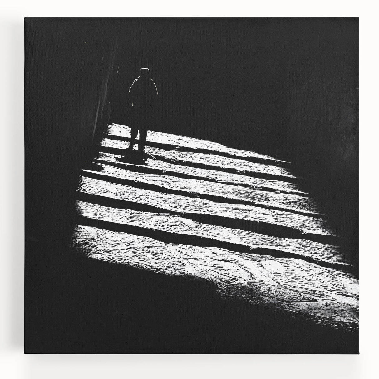 Shadowed Path – Emotional Silhouette Fine Art Photography Print