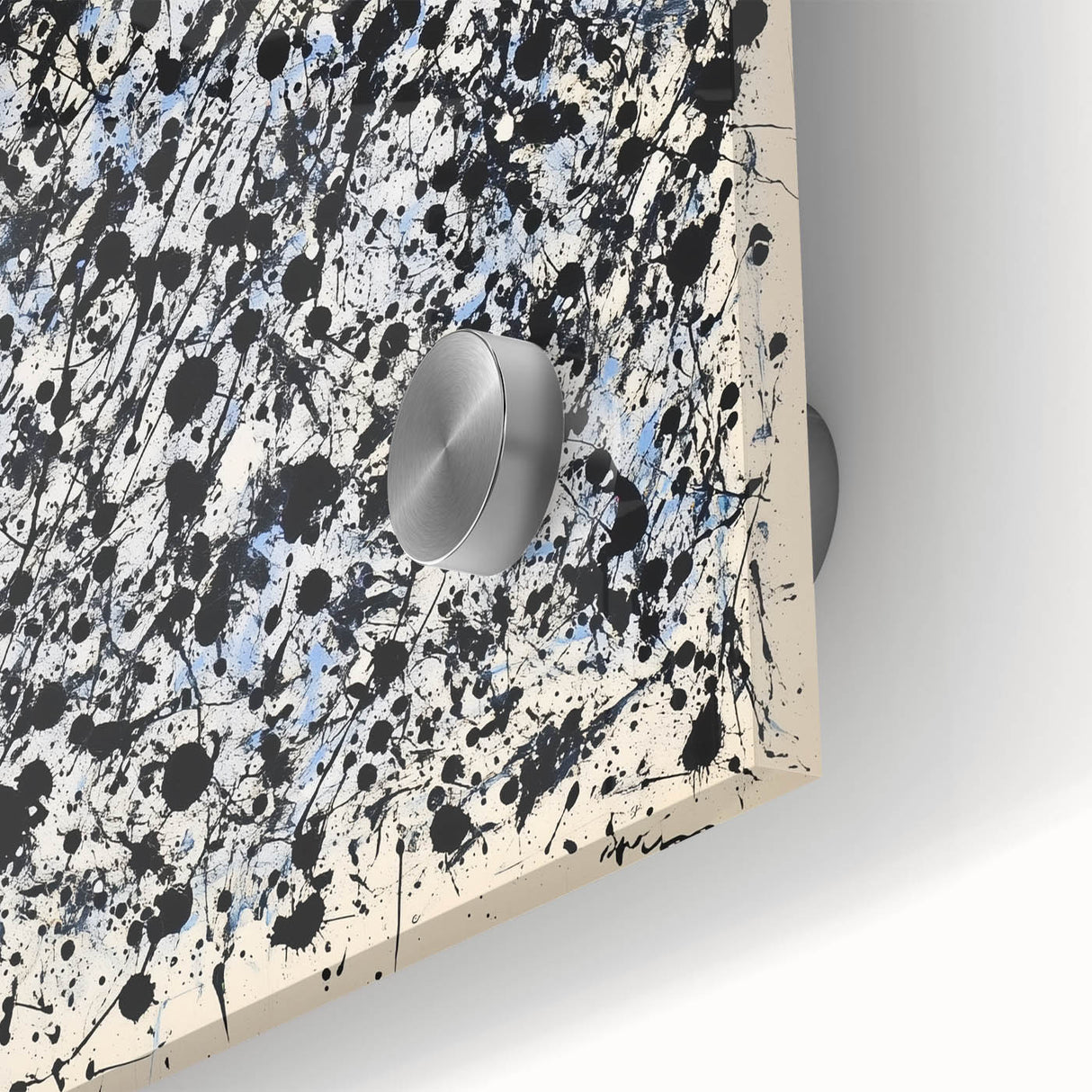 Abstract Office Wall Art - Black & White Modern Office Art Print