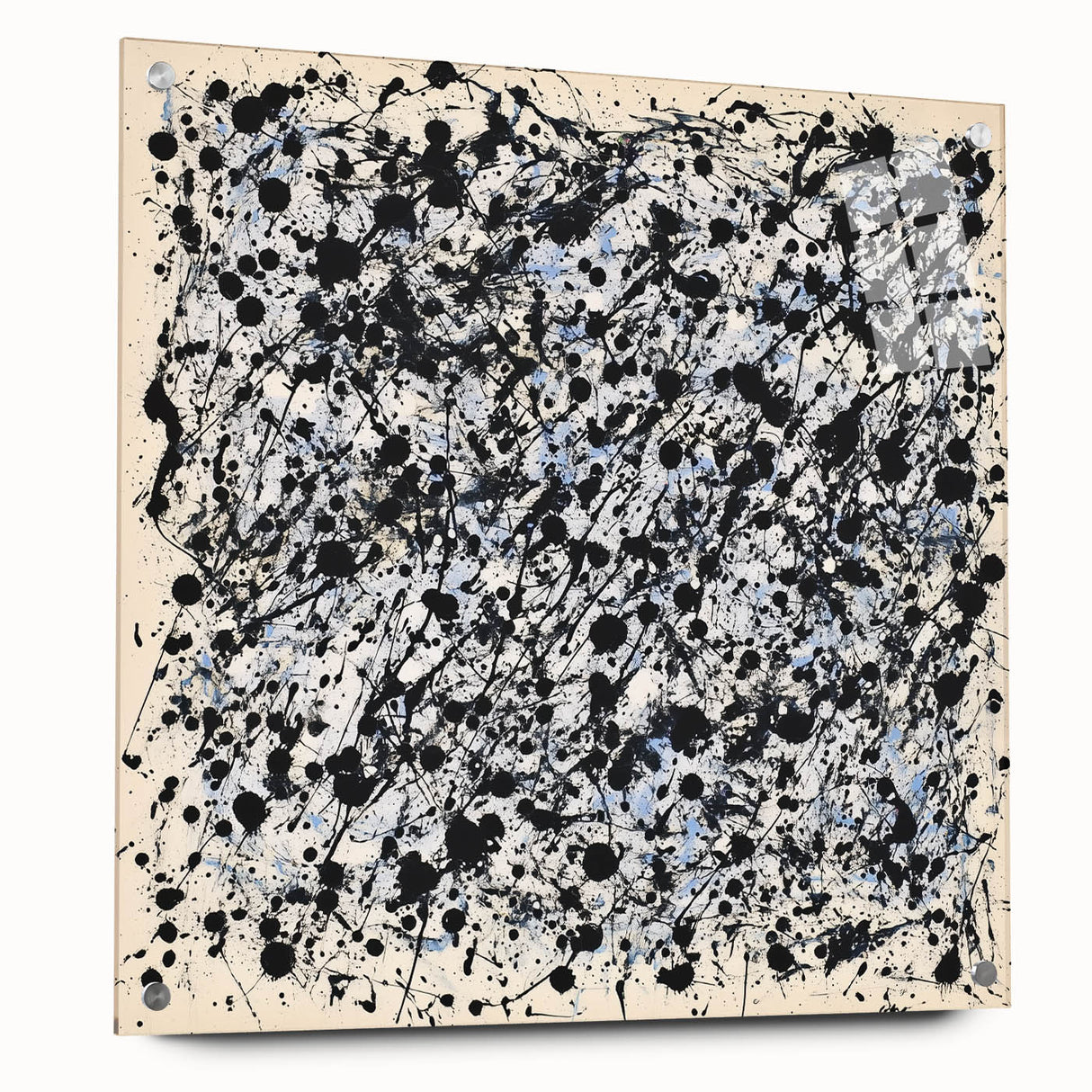 Abstract Office Wall Art - Black & White Modern Office Art Print