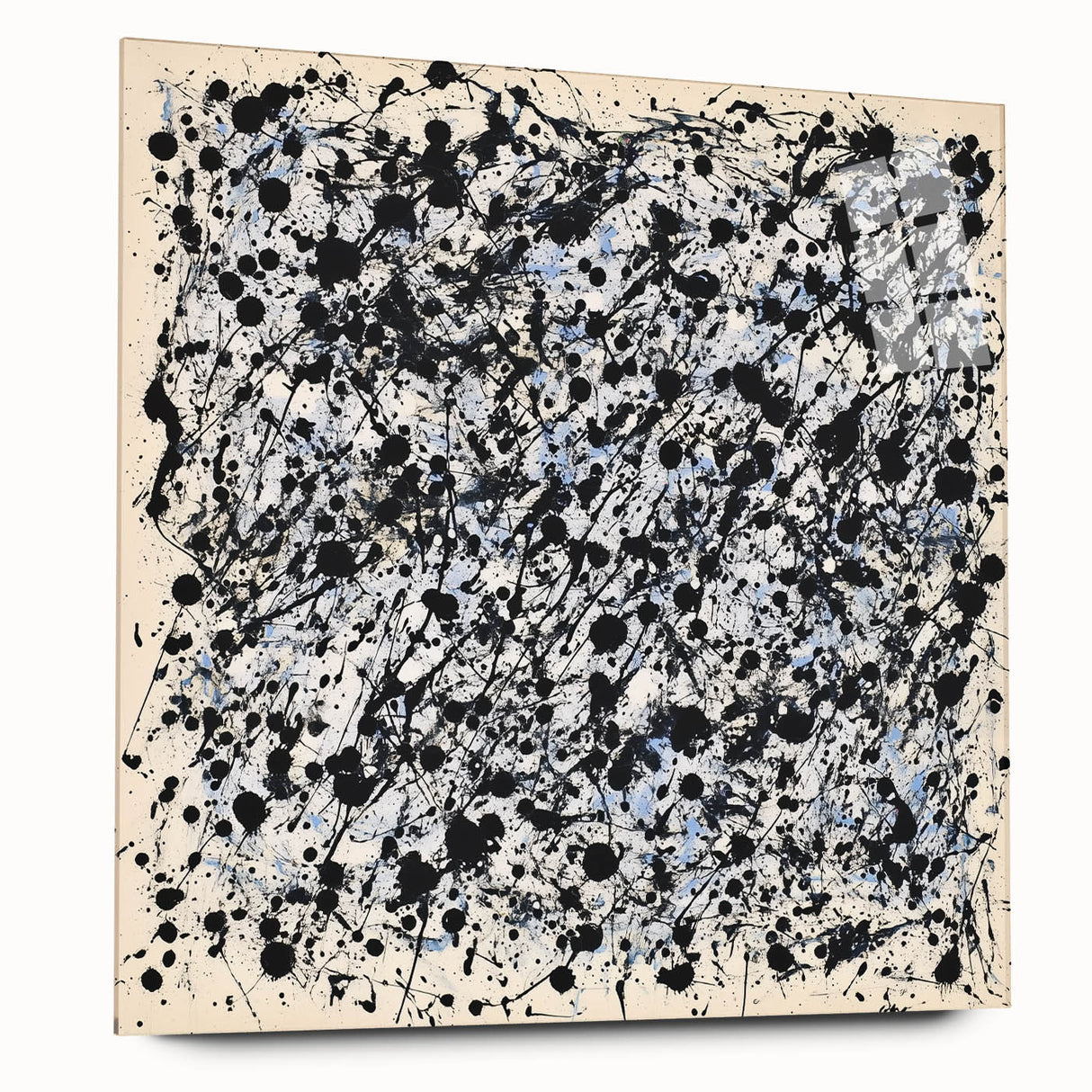 Abstract Office Wall Art - Black & White Modern Office Art Print