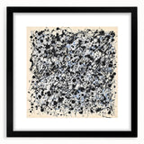 Abstract Office Wall Art - Black & White Modern Office Art Print