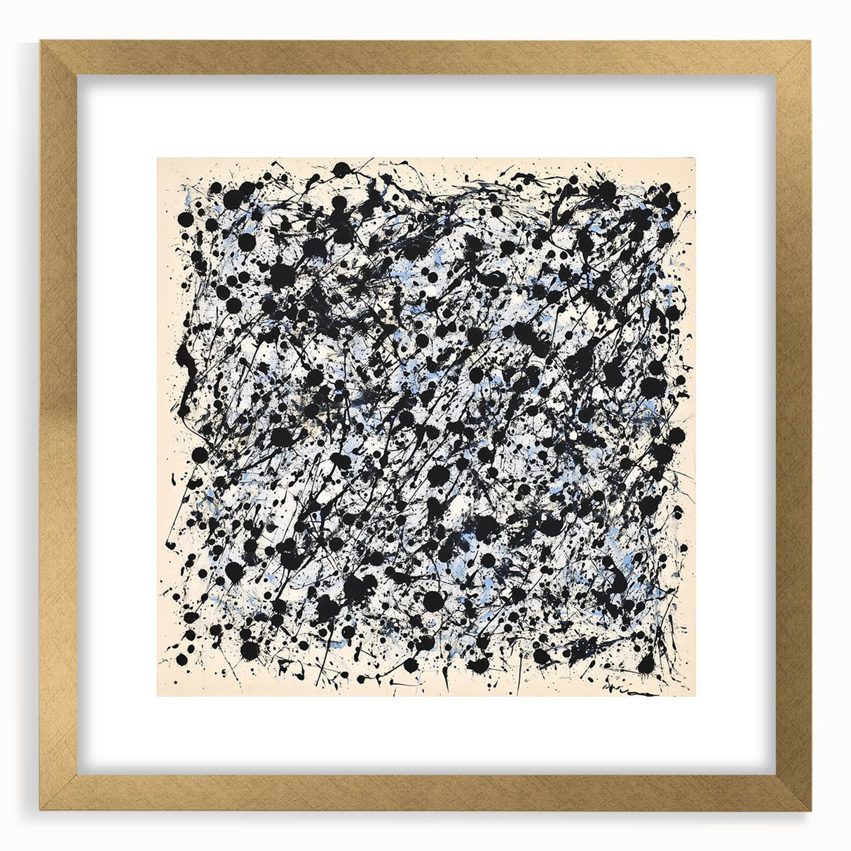 Abstract Office Wall Art - Black & White Modern Office Art Print