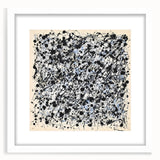 Abstract Office Wall Art - Black & White Modern Office Art Print
