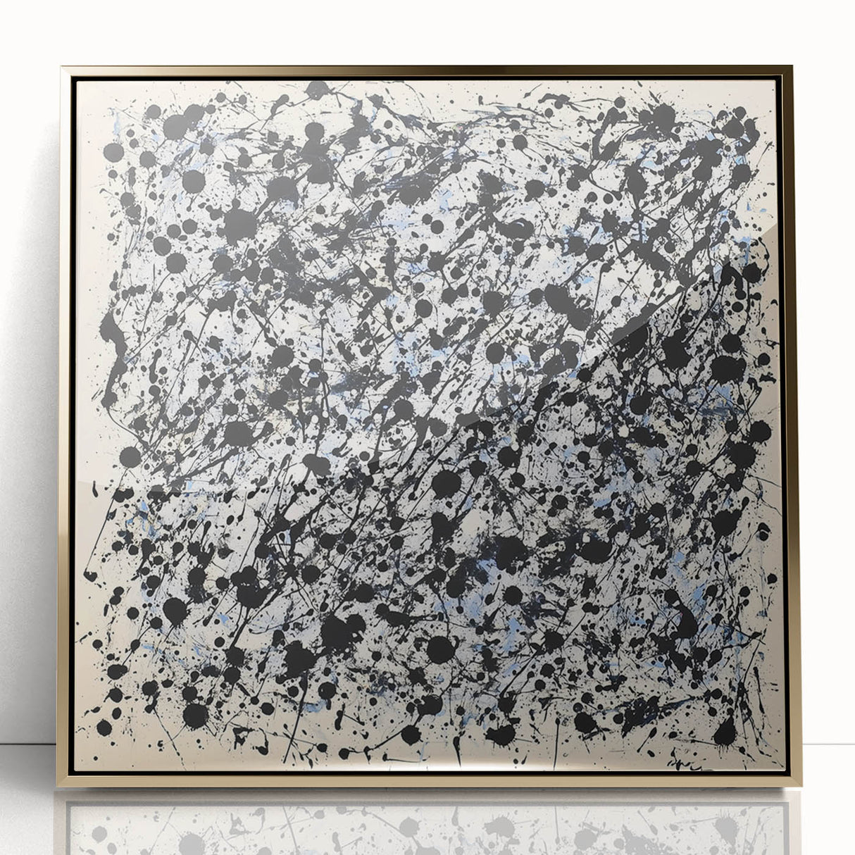 Abstract Office Wall Art - Black & White Modern Office Art Print