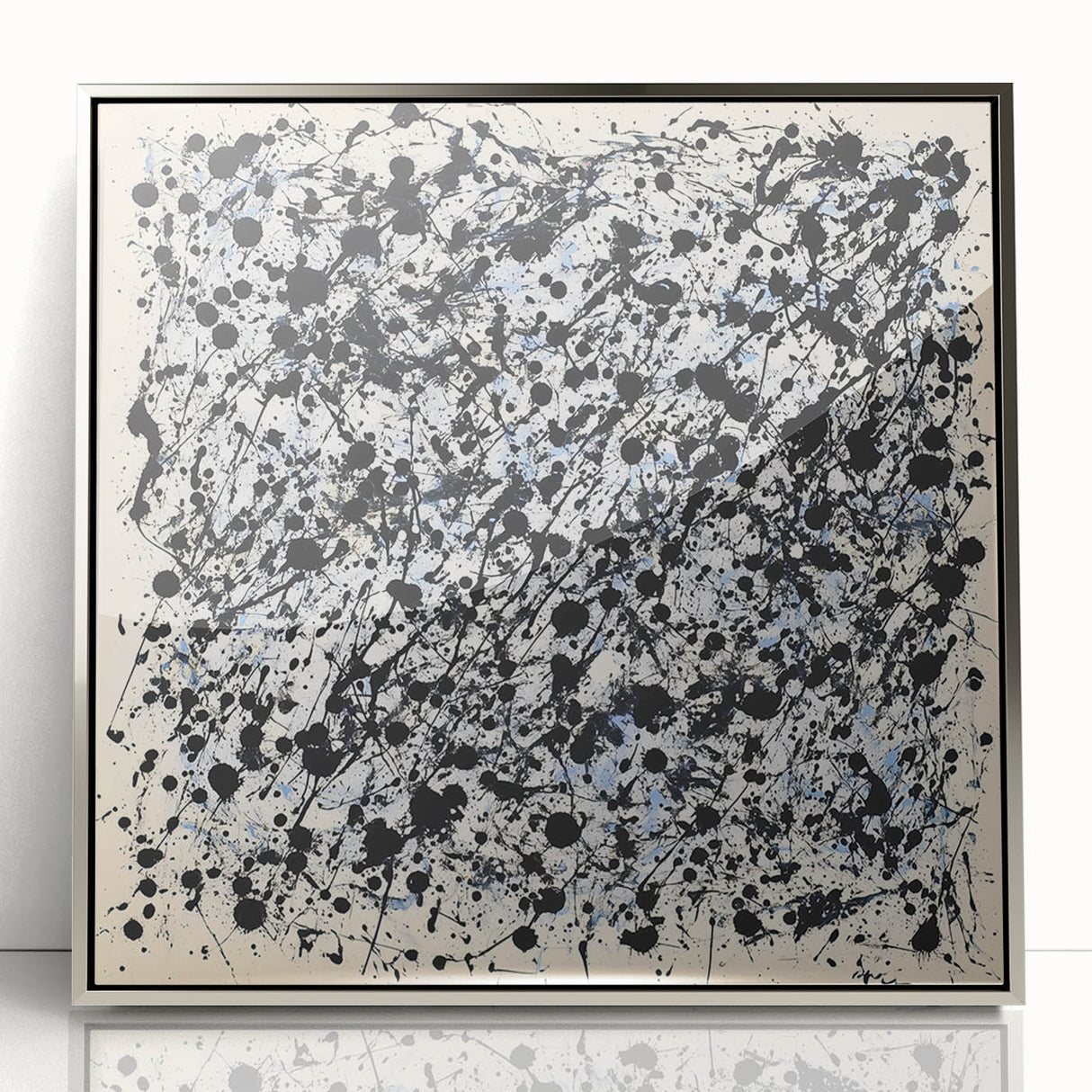 Abstract Office Wall Art - Black & White Modern Office Art Print