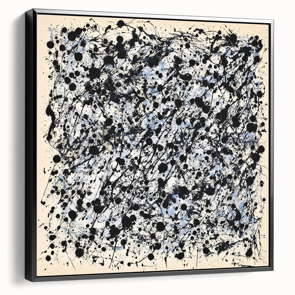 Abstract Office Wall Art - Black & White Modern Office Art Print