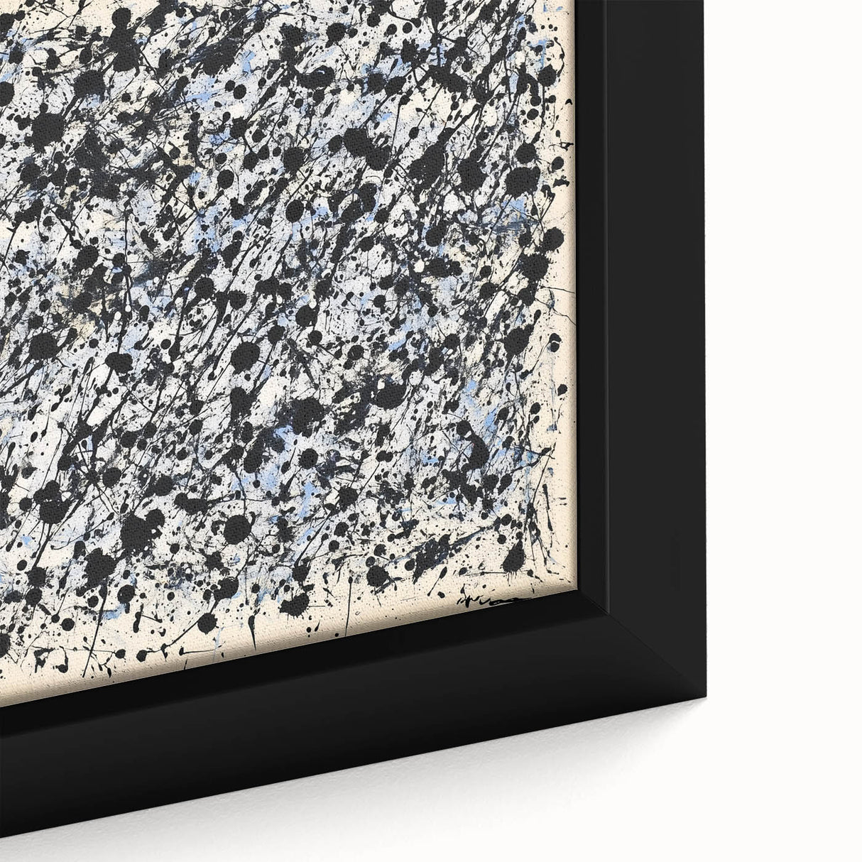 Abstract Office Wall Art - Black & White Modern Office Art Print