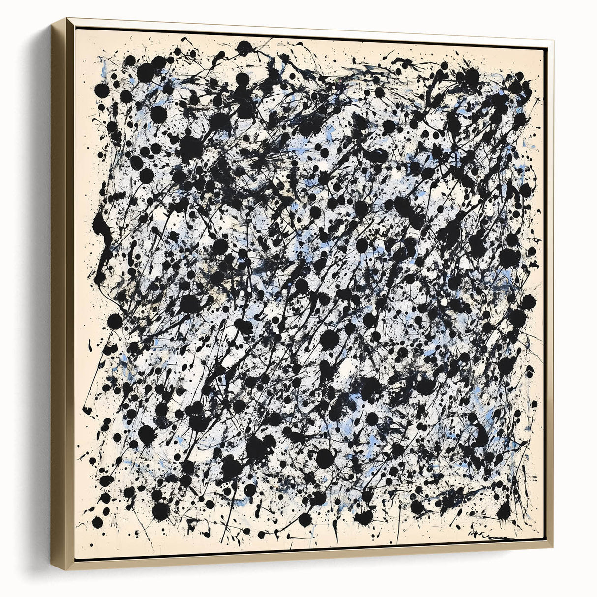 Abstract Office Wall Art - Black & White Modern Office Art Print