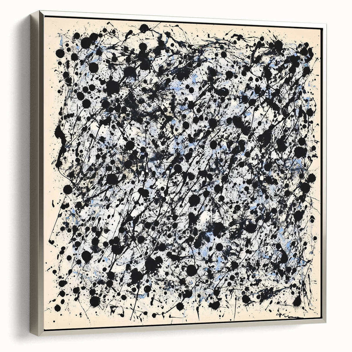 Abstract Office Wall Art - Black & White Modern Office Art Print