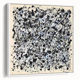 Abstract Office Wall Art - Black & White Modern Office Art Print