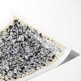 Abstract Office Wall Art - Black & White Modern Office Art Print