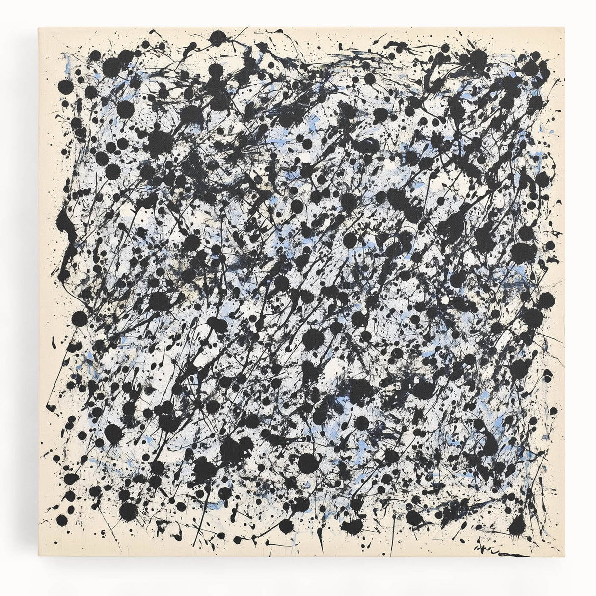 Abstract Office Wall Art - Black & White Modern Office Art Print