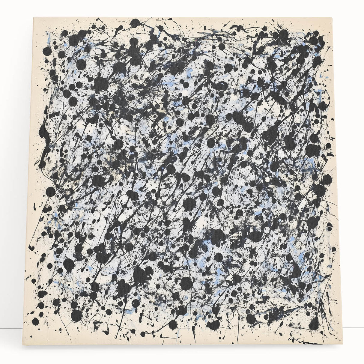 Abstract Office Wall Art - Black & White Modern Office Art Print