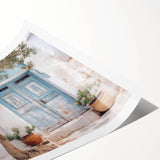 Extra large wall art featuring line art flowers on a rolled print, ideal for large living room decor.