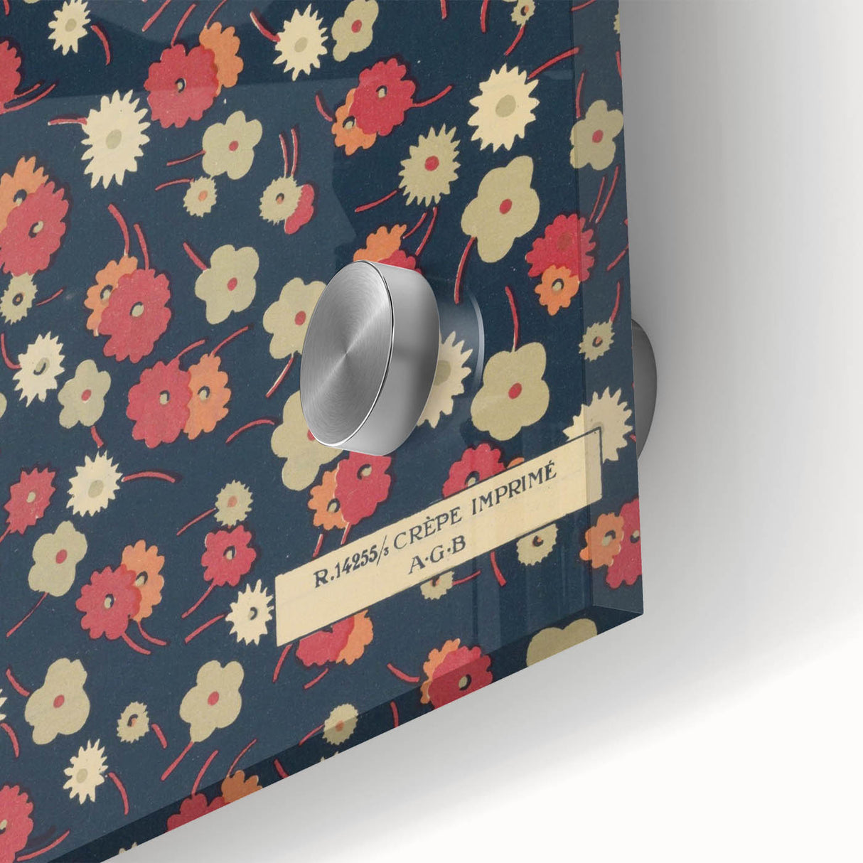 Floral Art Deco Wall Art – Vintage Patterned Print with 1920s Style