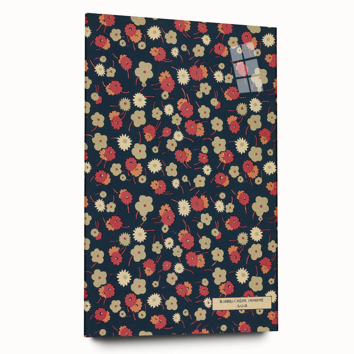 Floral Art Deco Wall Art – Vintage Patterned Print with 1920s Style