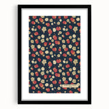 Floral Art Deco Wall Art – Vintage Patterned Print with 1920s Style