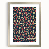 Floral Art Deco Wall Art – Vintage Patterned Print with 1920s Style
