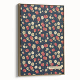 Floral Art Deco Wall Art – Vintage Patterned Print with 1920s Style