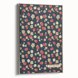 Floral Art Deco Wall Art – Vintage Patterned Print with 1920s Style