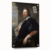 Baroque Art Portrait - Classic Historical Print of Noble Elegance