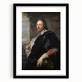 Baroque Art Portrait - Classic Historical Print of Noble Elegance