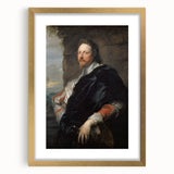 Baroque Art Portrait - Classic Historical Print of Noble Elegance