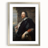 Baroque Art Portrait - Classic Historical Print of Noble Elegance