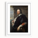 Baroque Art Portrait - Classic Historical Print of Noble Elegance