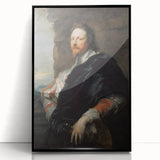 Baroque Art Portrait - Classic Historical Print of Noble Elegance