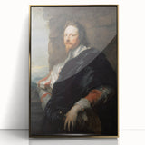 Baroque Art Portrait - Classic Historical Print of Noble Elegance