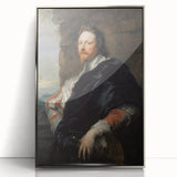 Baroque Art Portrait - Classic Historical Print of Noble Elegance