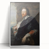 Baroque Art Portrait - Classic Historical Print of Noble Elegance
