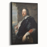 Baroque Art Portrait - Classic Historical Print of Noble Elegance