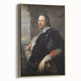 Baroque Art Portrait - Classic Historical Print of Noble Elegance