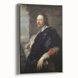 Baroque Art Portrait - Classic Historical Print of Noble Elegance