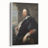 Baroque Art Portrait - Classic Historical Print of Noble Elegance