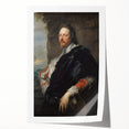 Baroque Art Portrait - Classic Historical Print of Noble Elegance