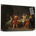 Neoclassical Art Print: The Death of Socrates by David - Historic Art Reproduction