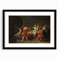 Neoclassical Art Print: The Death of Socrates by David - Historic Art Reproduction