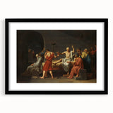 Neoclassical Art Print: The Death of Socrates by David - Historic Art Reproduction