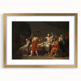 Neoclassical Art Print: The Death of Socrates by David - Historic Art Reproduction